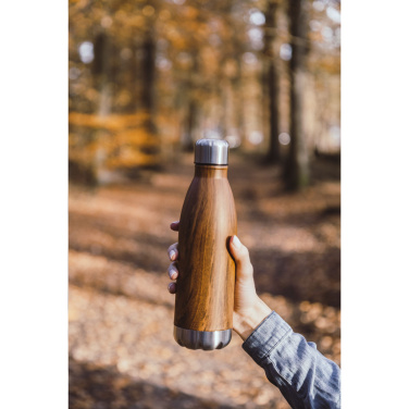 Logotrade promotional item picture of: Topflask Wood 500 ml drinking bottle