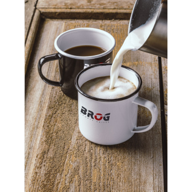 Logo trade promotional item photo of: Retro Enamel Mug 350 ml