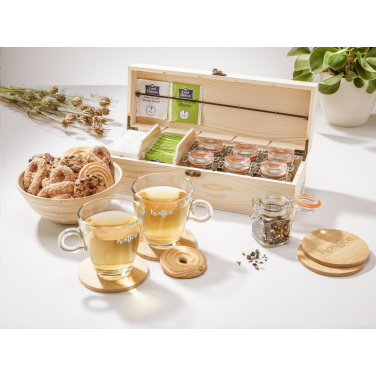 Logo trade corporate gifts image of: Lugano Tea Glass 320 ml