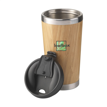 Logotrade advertising product picture of: Tokyo 450 ml bamboo thermo cup