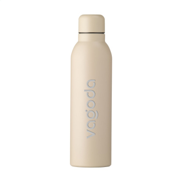 Logo trade promotional items image of: Helios RCS Recycled Steel Bottle 470 ml