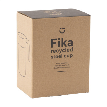 Logo trade promotional gifts picture of: Fika RCS Recycled Steel Cup 400 ml thermo cup