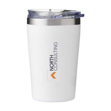 Logotrade promotional merchandise image of: Re-Steel RCS Recycled Coffee Mug 380 ml thermo cup
