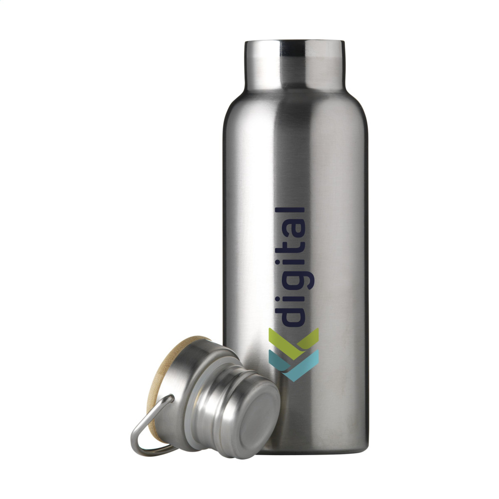 Logotrade promotional item picture of: Nordvik RCS Recycled Steel 500 ml drinking bottle