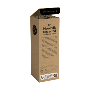 Logotrade promotional giveaway image of: Nordvik RCS Recycled Steel 500 ml drinking bottle