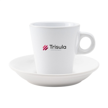 Logo trade promotional giveaway photo of: Burano 200 ml mug and saucer