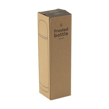 Logotrade advertising products photo of: Frosted Bottle RCS Recycled Steel 500 ml thermo bottle