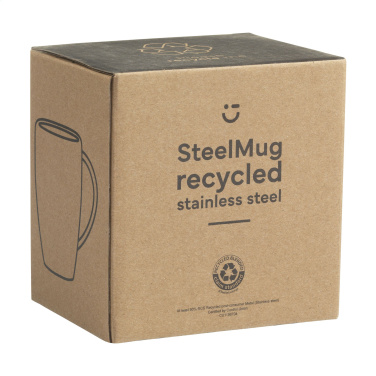 Logo trade promotional gifts image of: SteelMug RCS Recycled Steel 220 ml