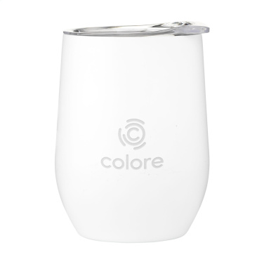 Logo trade promotional merchandise picture of: Huevo RCS Recycled Steel Cup 350 ml thermo cup
