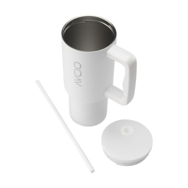 Logotrade promotional merchandise photo of: Rhino RCS Recycled Steel Cup 900 ml