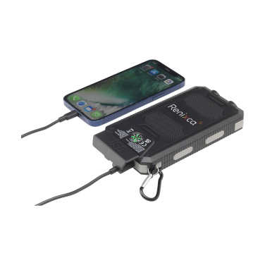 Logo trade promotional gift photo of: Trail RCS Solar Charger Compass 8000
