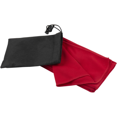 Logo trade promotional giveaways picture of: Lucas RPET sport towel 30x80 cm