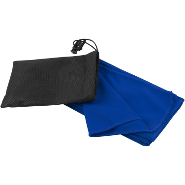 Logo trade advertising product photo of: Lucas RPET sport towel 30x80 cm