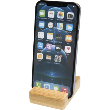 Logo trade promotional gift photo of: Ebla bamboo phone stand