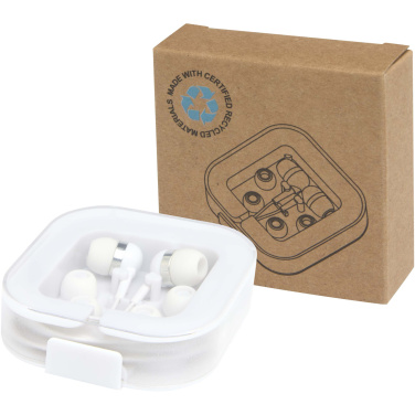 Logo trade promotional giveaways picture of: Baekdu wired Type-C headset with recycled plastic storage box