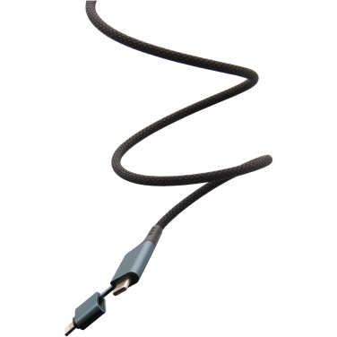 Logotrade promotional item image of: SCX.design C52 100W 4-in-1 rPET magnetic ultra fast charging cable 