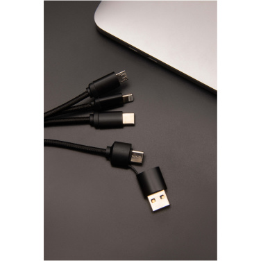 Logo trade business gift photo of: SCX.design C14 15W 5-in-1 charging cable