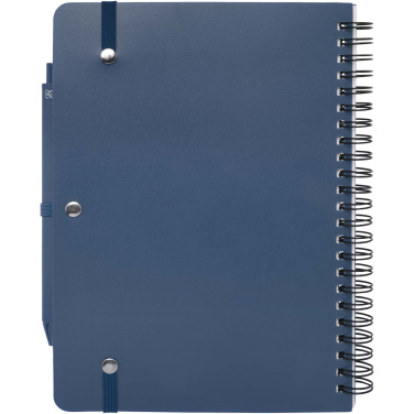 Logotrade business gifts photo of: Thalaasa A5 ocean-bound hard cover notebook with ballpoint pen (black ink)