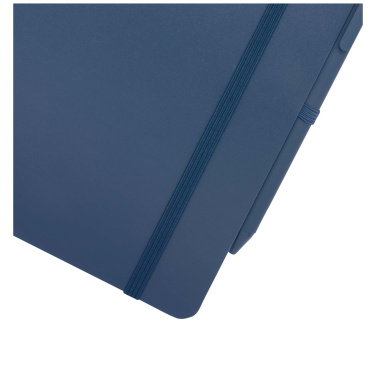 Logo trade promotional products picture of: Thalaasa A5 ocean-bound hard cover notebook with ballpoint pen (black ink)
