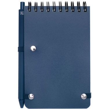 Logo trade advertising products picture of: Thalaasa A6 hard cover ocean-bound notebook with ballpoint pen (black ink)
