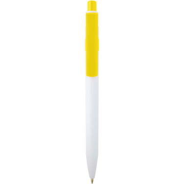 Logo trade promotional item photo of: Unica recycled plastic ballpoint pen (blue ink)