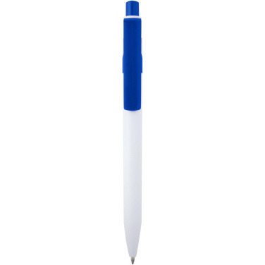 Logo trade promotional item photo of: Unica recycled plastic ballpoint pen (blue ink)