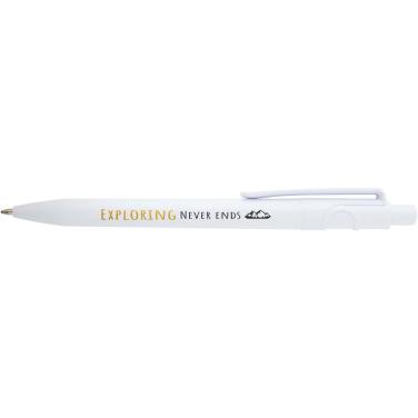 Logotrade promotional gift picture of: Unica recycled plastic ballpoint pen (black ink)