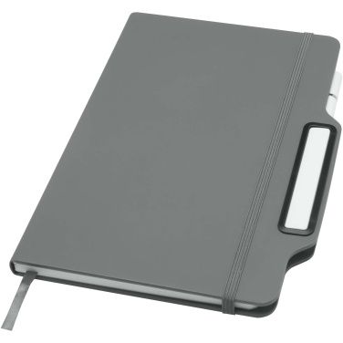 Logotrade corporate gifts photo of: Nexus A5 hard cover notebook with pen and pencil combo (black ink)