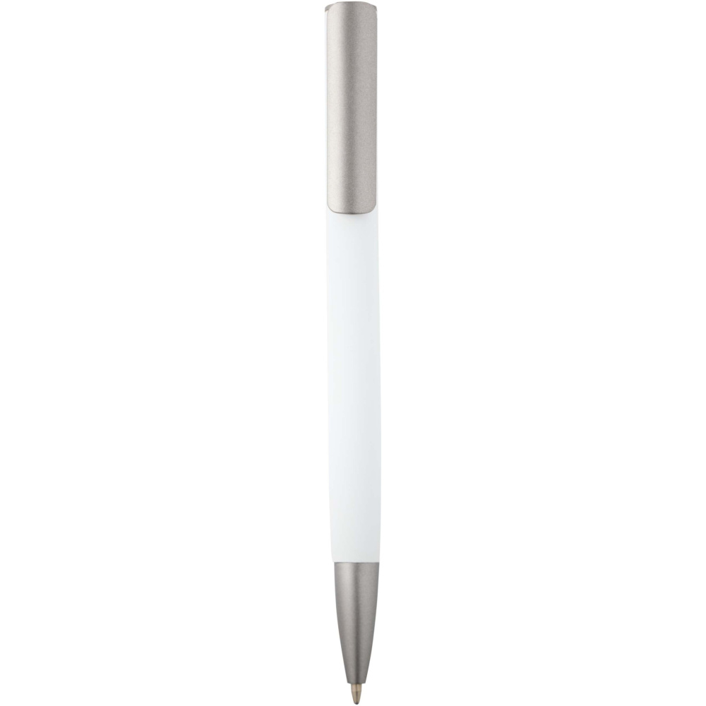 Logotrade promotional products photo of: Ziggur aluminium ballpoint pen (blue ink)