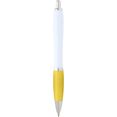 Logo trade business gifts image of: Nash recycled plastic ballpoint pen (black ink)