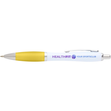 Logotrade advertising product picture of: Nash recycled plastic ballpoint pen (blue ink)