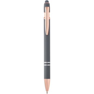 Logotrade promotional product picture of: Nanna ballpoint pen with rose gold finish (blue ink)
