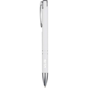 Logotrade promotional gift picture of: Moneta recycled aluminium ballpoint pen (blue ink)