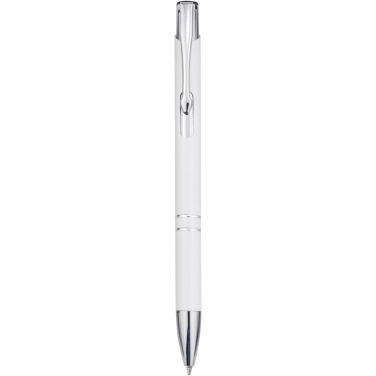 Logo trade business gifts image of: Moneta recycled aluminium ballpoint pen (blue ink)
