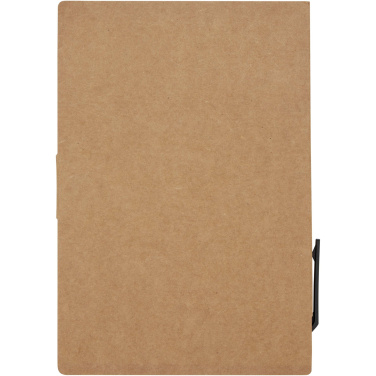 Logo trade promotional merchandise picture of: Swift sticky notes booklet with ballpoint pen (black ink)