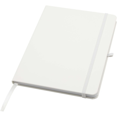 Logotrade promotional giveaway image of: Teak A5 recycled hard cover notebook with lined pages