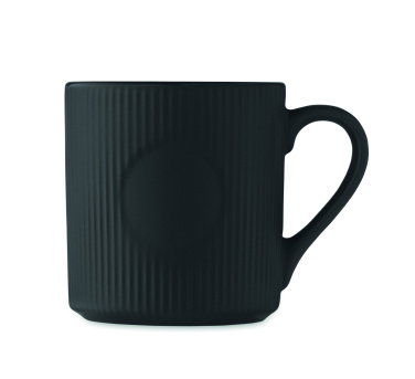 Logotrade promotional giveaway picture of: Ribbed ceramic mug mat 340 ml