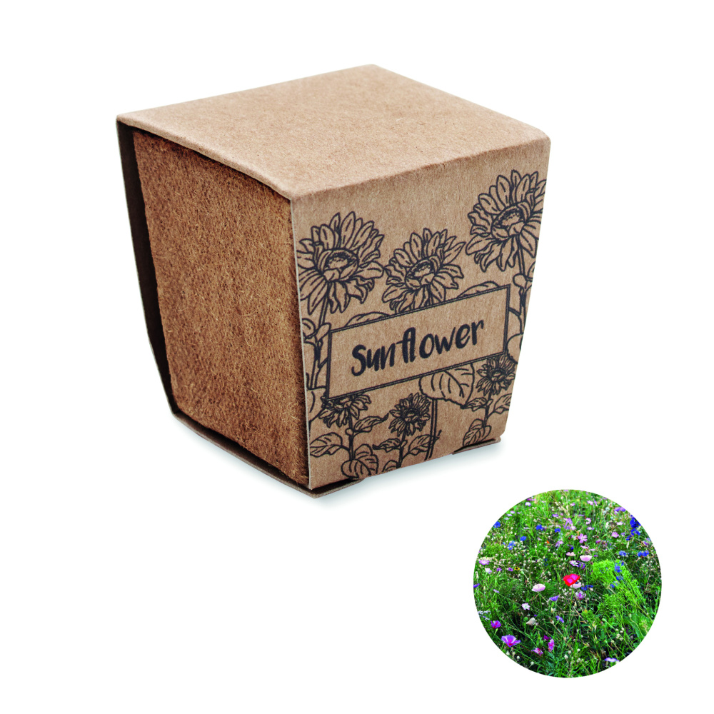 Logo trade advertising product photo of: Sunflower growing kit