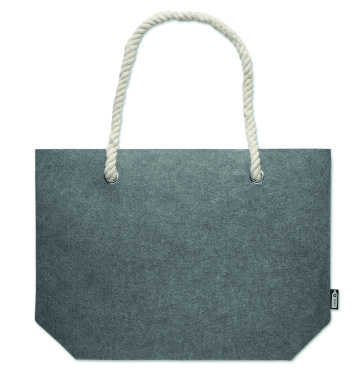 Logo trade promotional items picture of: RPET felt beach bag