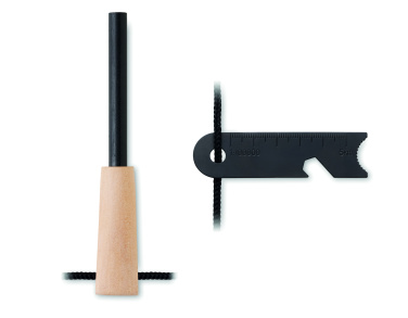 Logo trade promotional giveaways image of: Pine wood fire starter tools