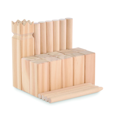 Logo trade promotional item photo of: Pinewood outdoor throwing game