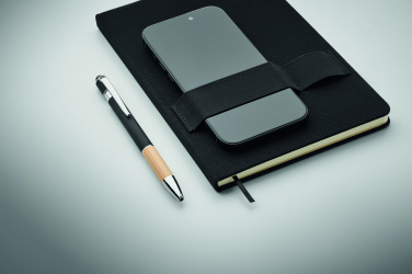 Logotrade promotional giveaway picture of: A5 RPET notebook with pen