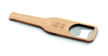 Logo trade advertising product photo of: Bamboo bottle opener