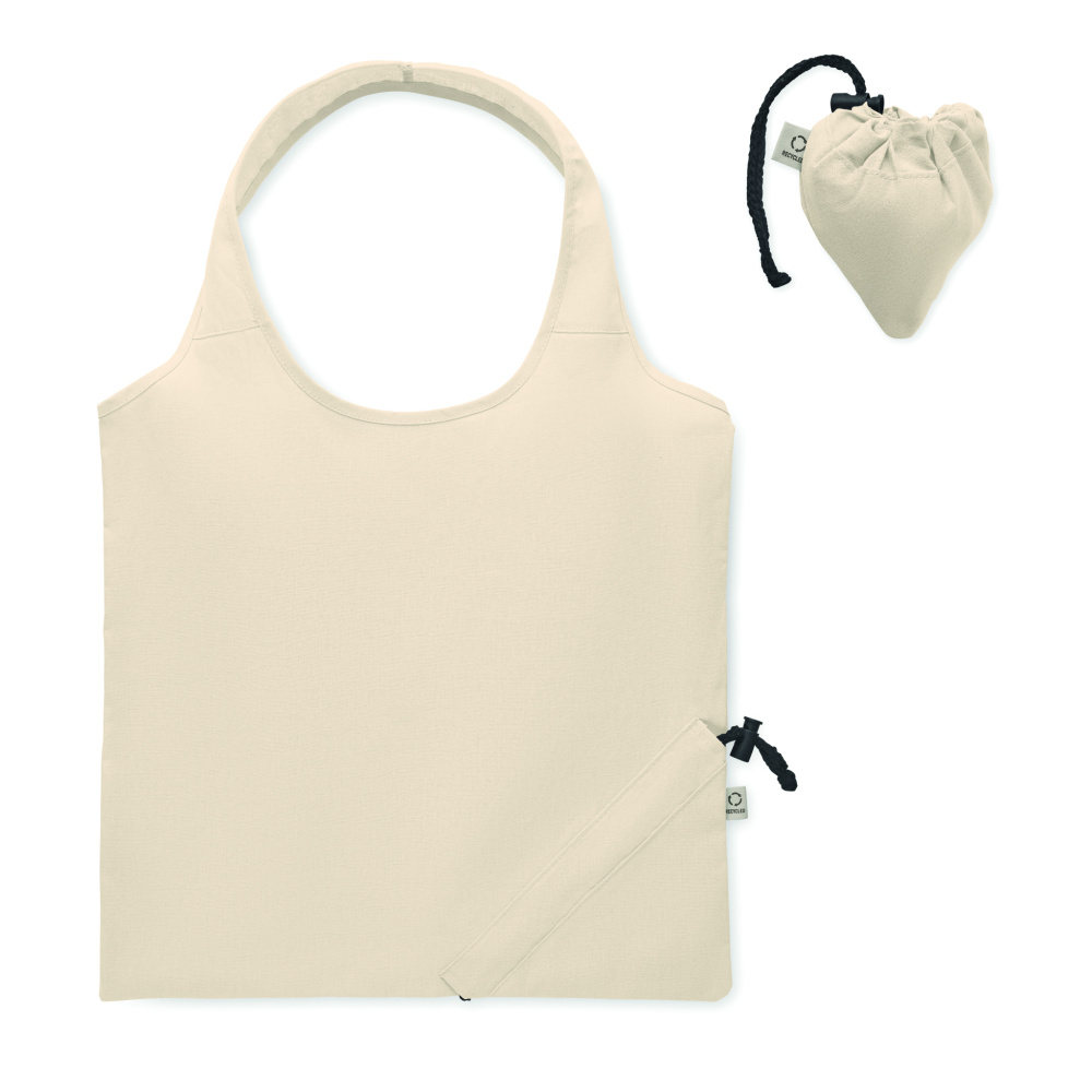 Logo trade advertising product photo of: Foldable shopping bag 140 gr/m²