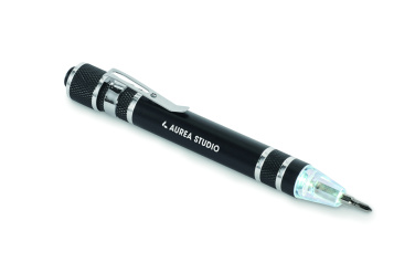 Logotrade promotional product image of: recycled multi tool pen