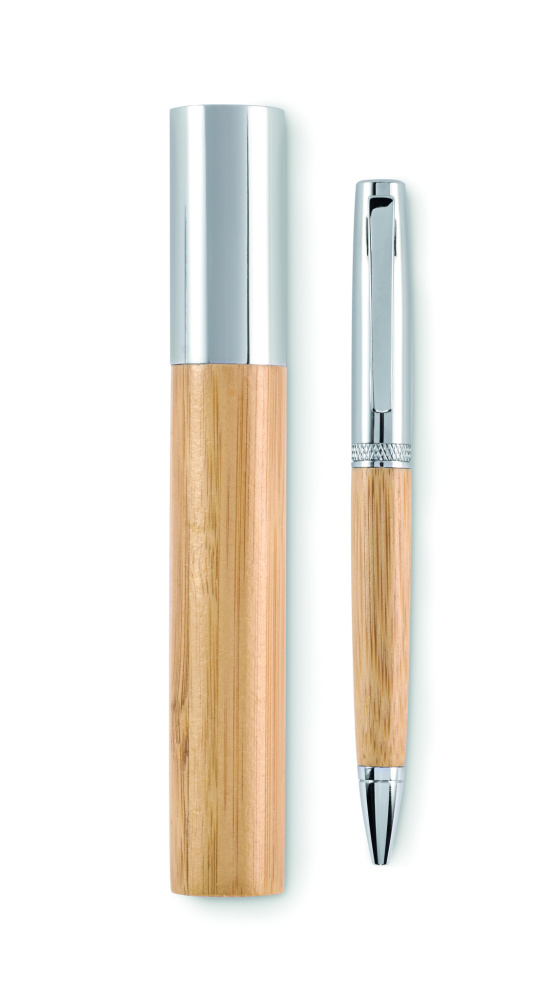 Logo trade promotional giveaways image of: Metal twist ball pen in tube