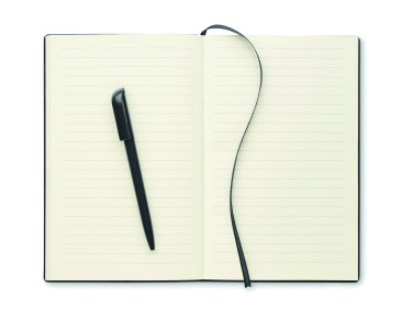 Logo trade promotional giveaways picture of: A5 PU notebook with pen