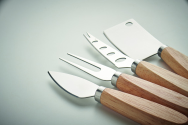 Logotrade advertising products photo of: Set of 4 cheese knives
