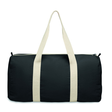 Logo trade promotional product photo of: Recycled cotton sports bag
