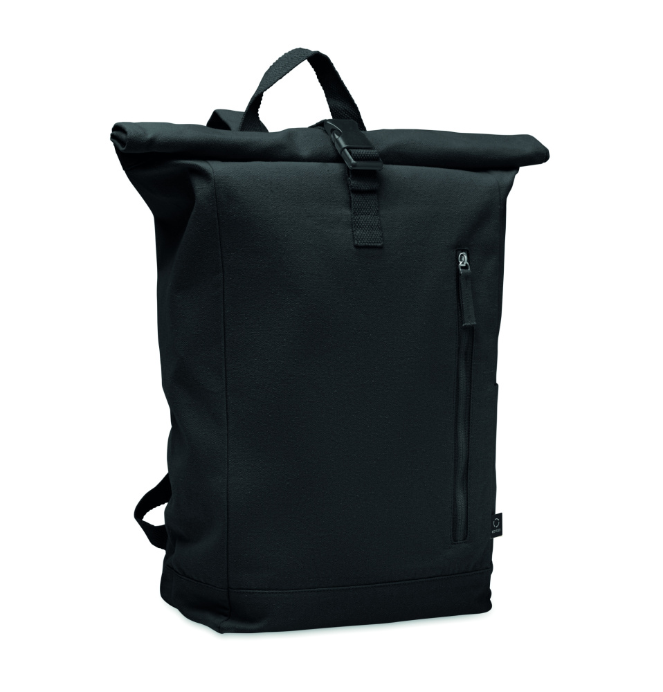 Logotrade promotional gift picture of: Roll top backpack 390 gr/m²